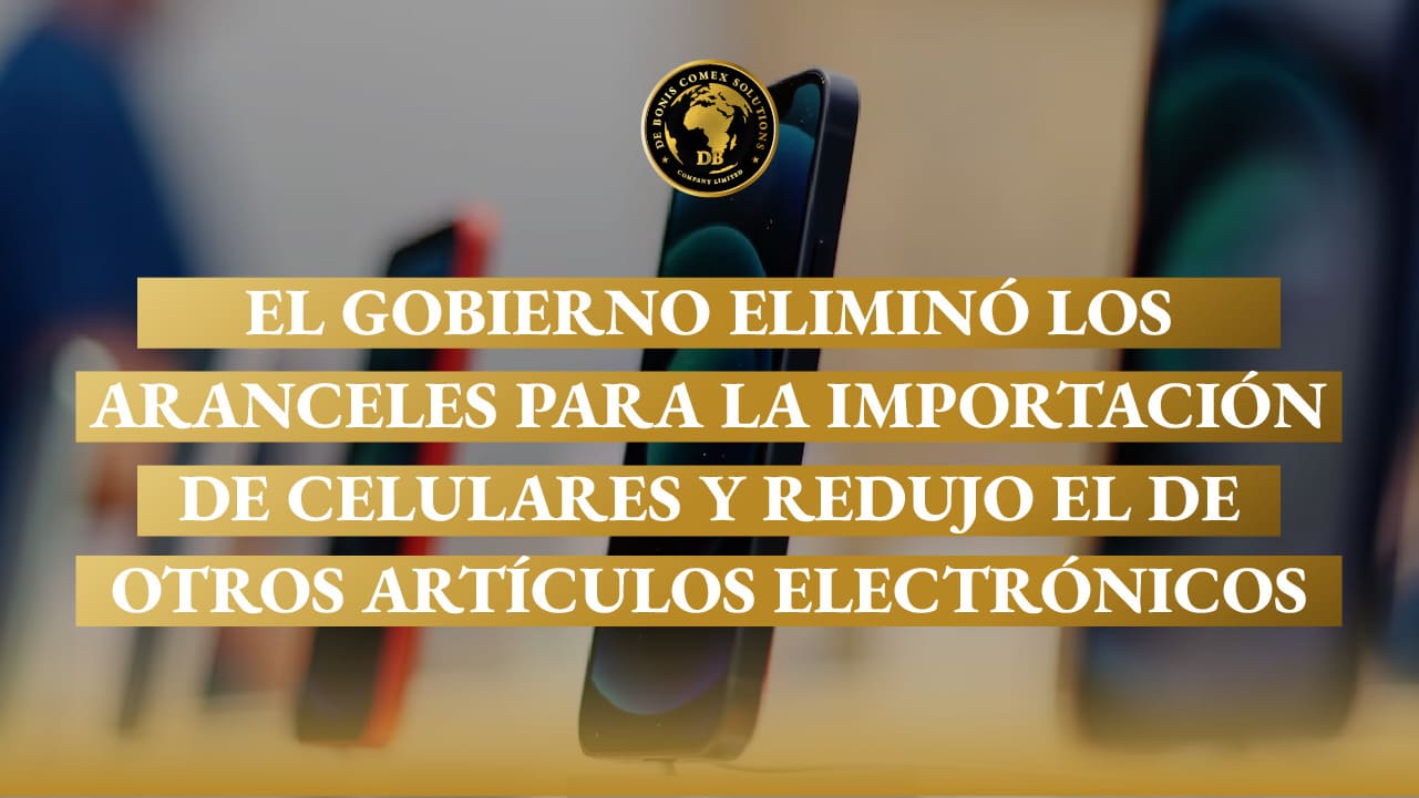 El Gobierno eliminó los aranceles para la importación de celulares y redujo el de otros artículos electrónicos
