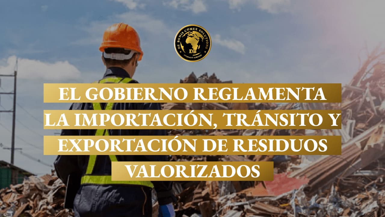 El Gobierno reglamenta la importación, tránsito y exportación de residuos valorizados